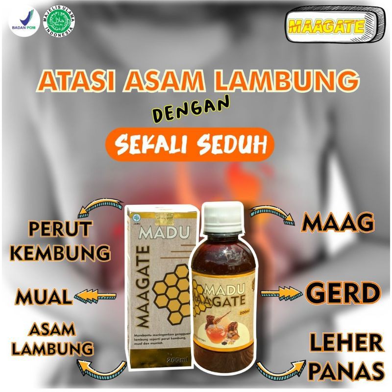 MAAGATE OBAT MAAG KRONIS ASAM LAMBUNG AMPUH GERD &amp; ANXIETY MAGATE