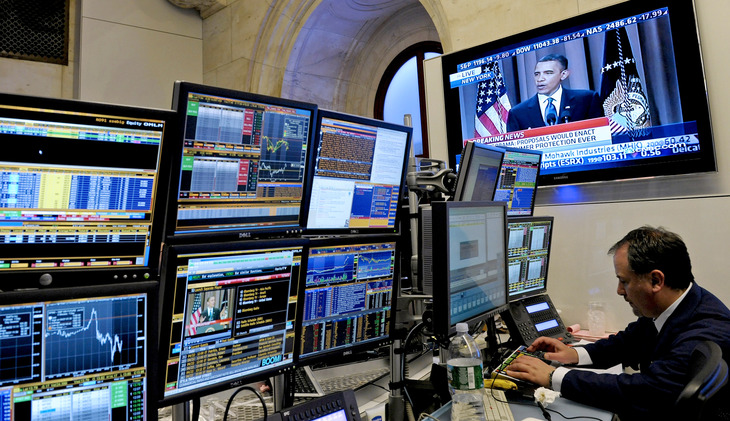 Mengintip Kesibukan Pasar Bursa Wall Street