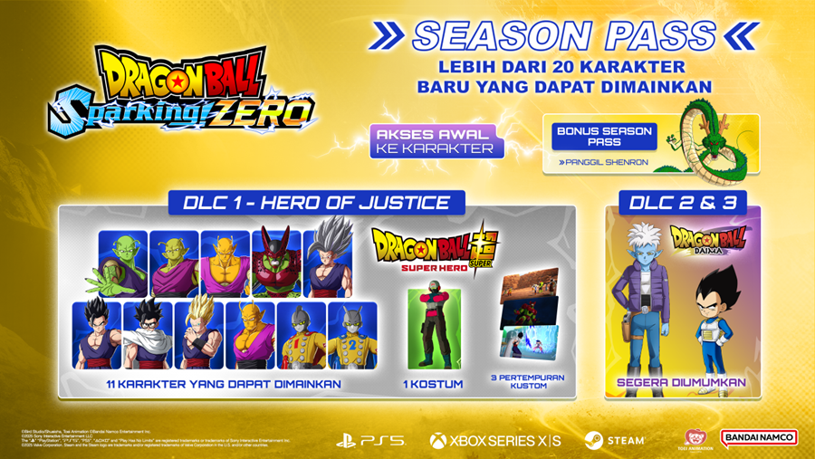 DRAGON BALL: Sparking! ZERO meliris DLC pertamanya, Hero of Justice