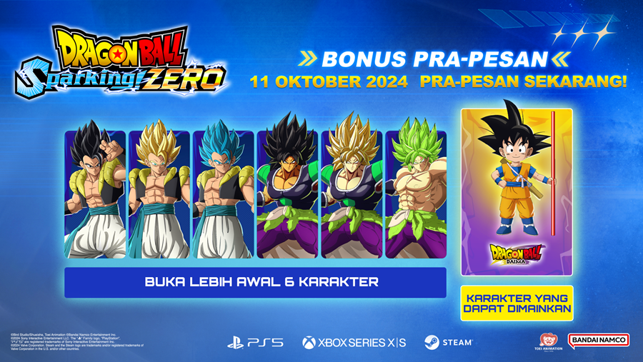 Karakter Dragon Ball: Sparking! ZERO sudah Lengkap