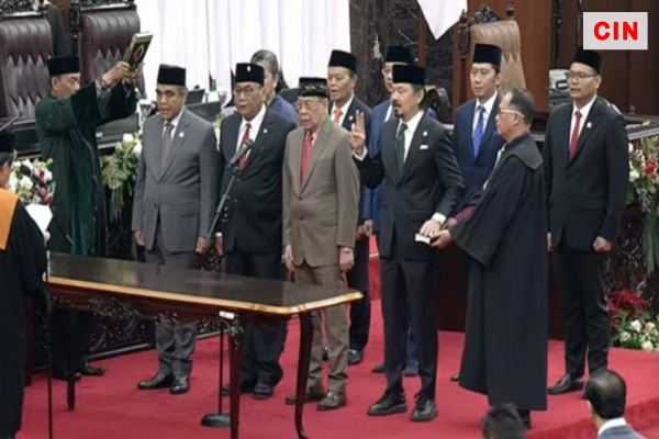 Sekjen Partai Gerindra Ahmad Muzani Resmi Dilantik Sebagai Ketua MPR RI