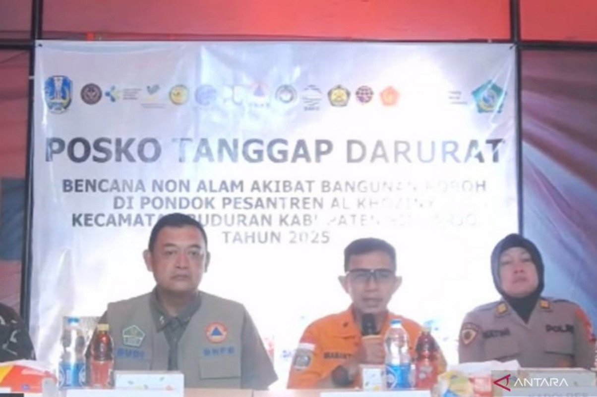 54 Jenazah Korban Runtuhnya Bangunan Ponpes Al Khoziny Dievakuasi