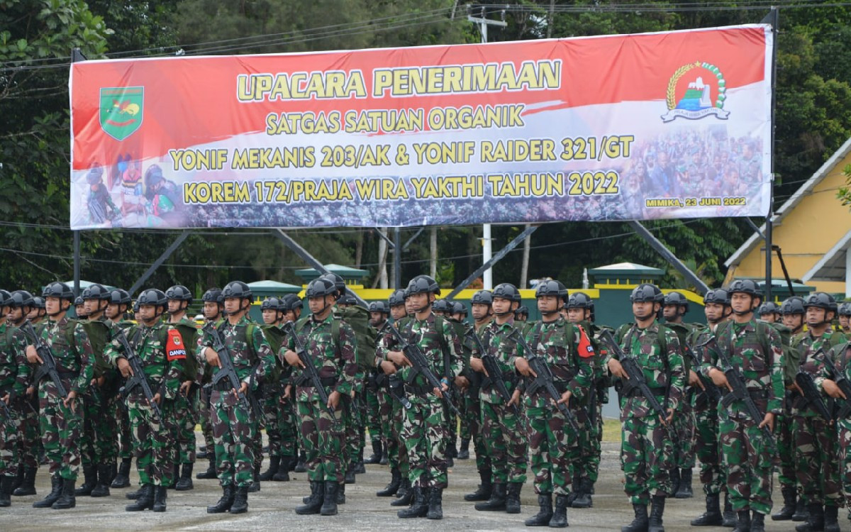 Lihat, Ratusan Personel TNI Bersiap ke Basis KKB