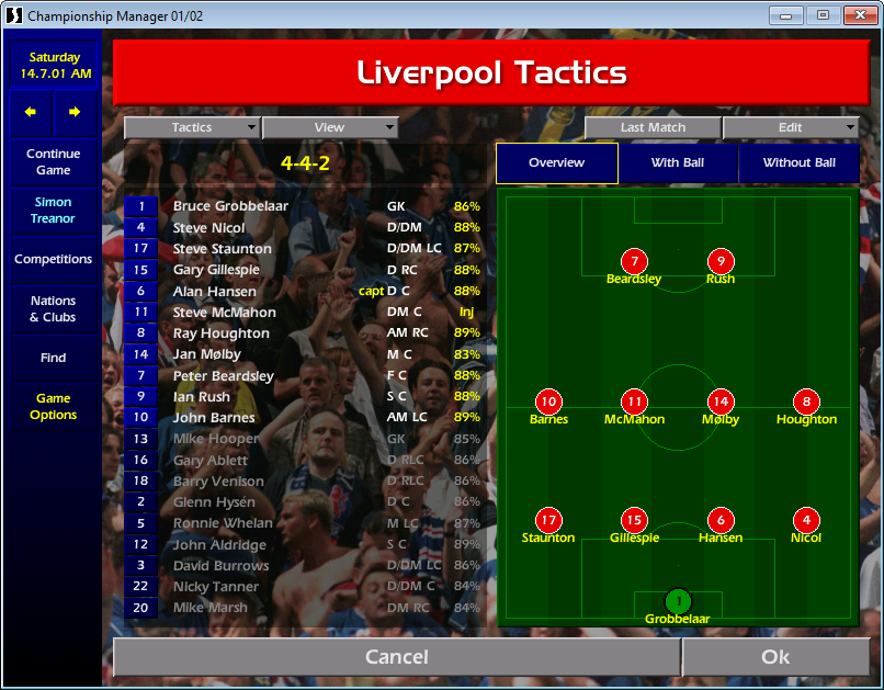 Championship Manager 2001/2002 - Season 89/90 Data Update &#91;simontreanor&#93;