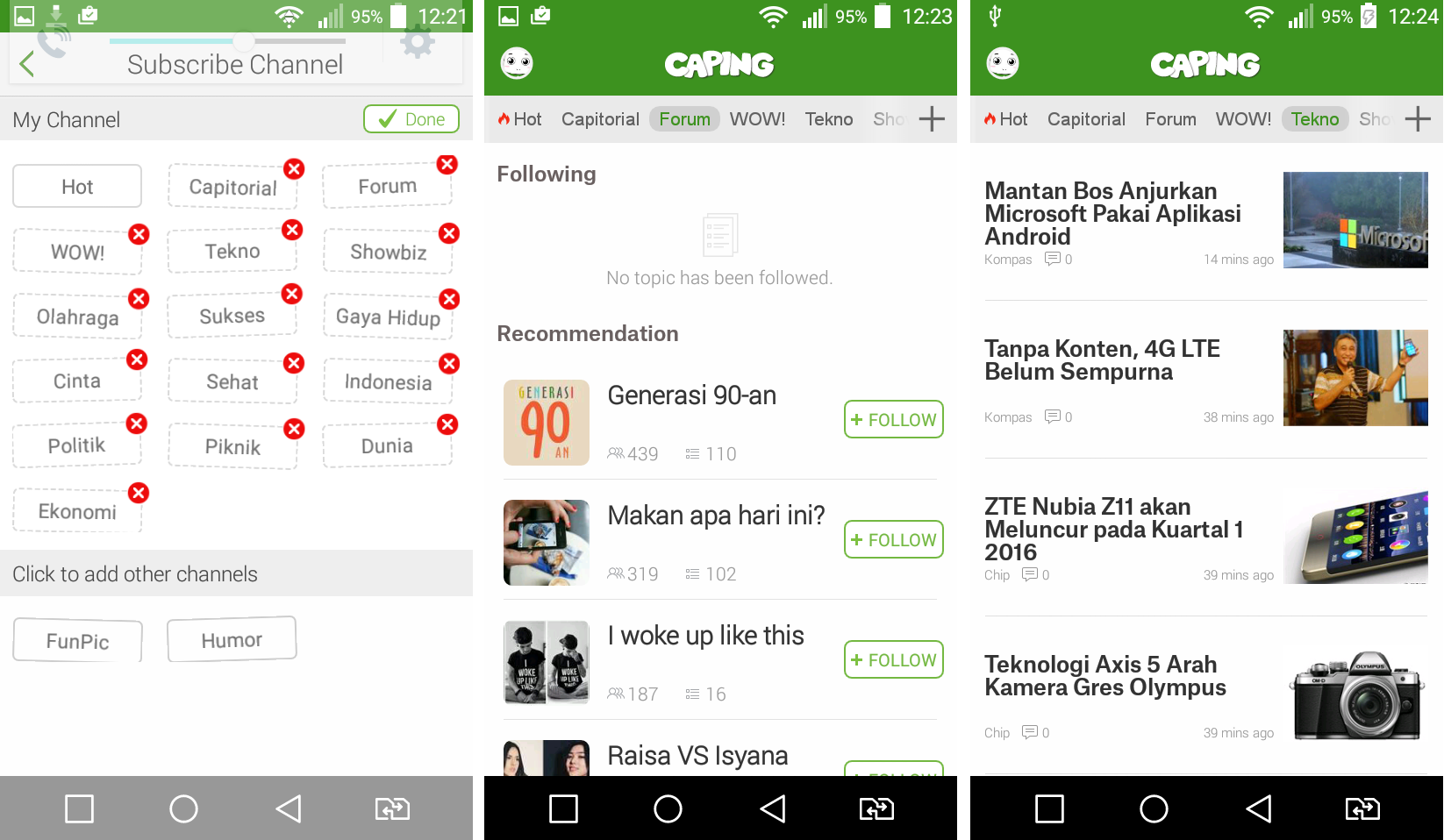 &#91;Dukung Developer Lokal&#93; Caping Aplikasi News Reader Karya Anak Bangsa