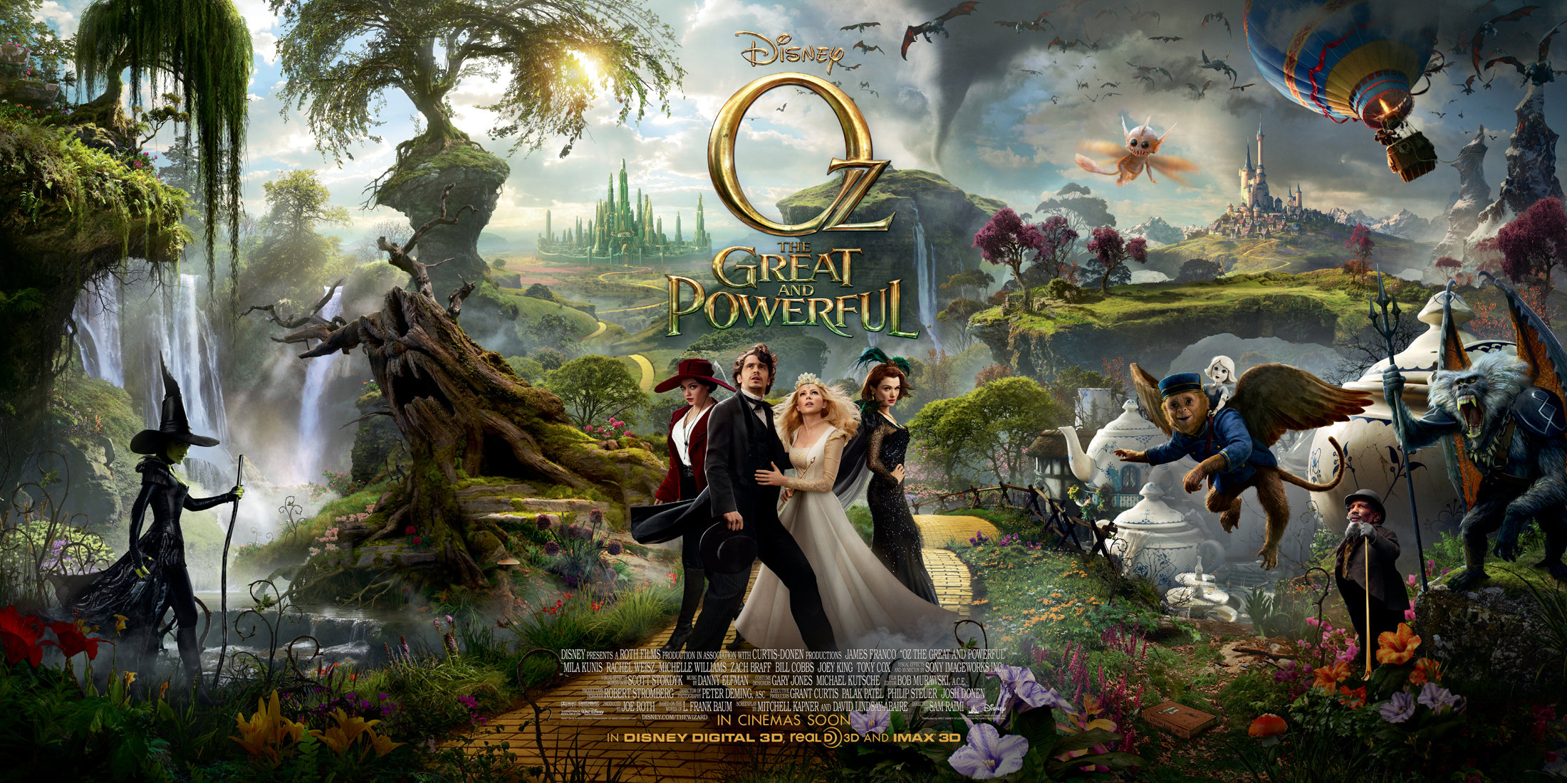 OZ The Great and Powerful 3D l Director: Sam Raimi l 8 March 2013