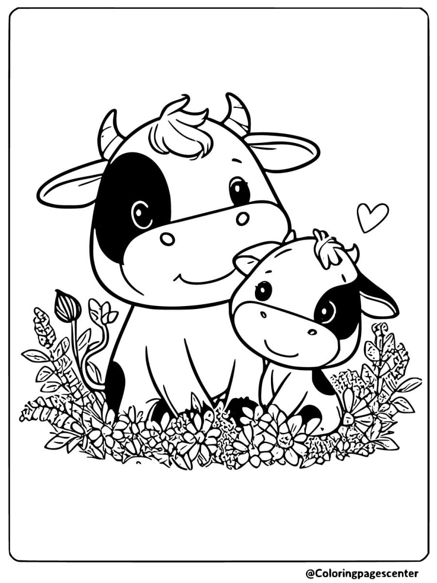 The Collection of 30+ Fun Free Cow coloring pages For Kids