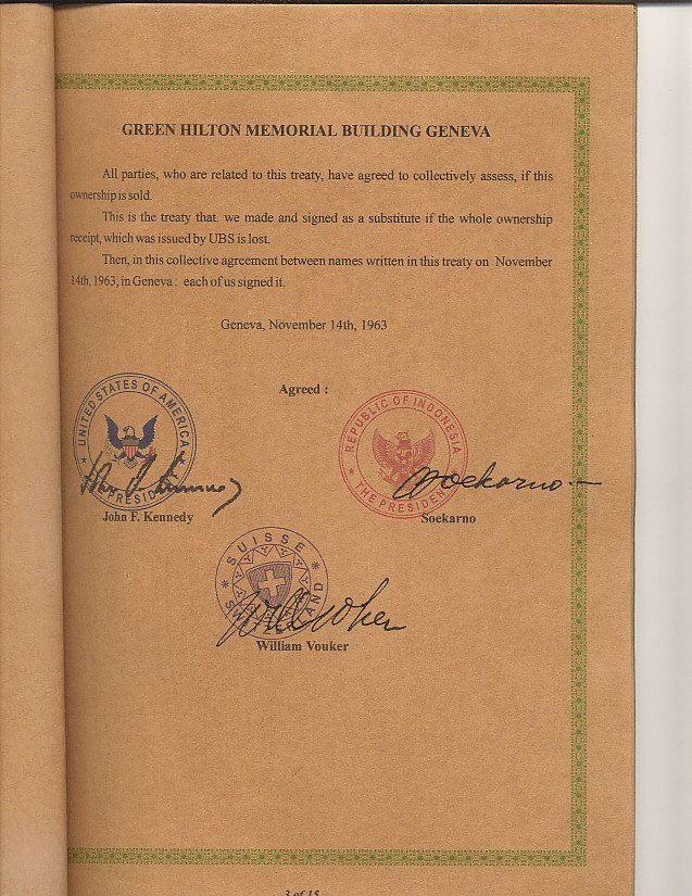 “The Green Hilton Memorial Agreement ” 