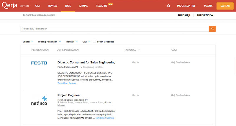 9 Situs Penyedia Lowongan Kerja yang Populer di Indonesia