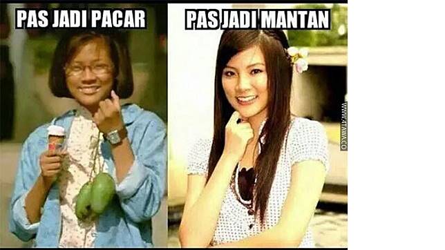 Alesan kenapa mantan pacar makin cantik