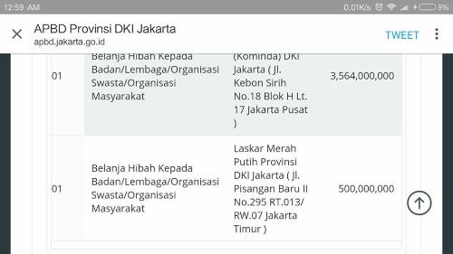 Anggaran-anggaran aneh DKI Jakarta