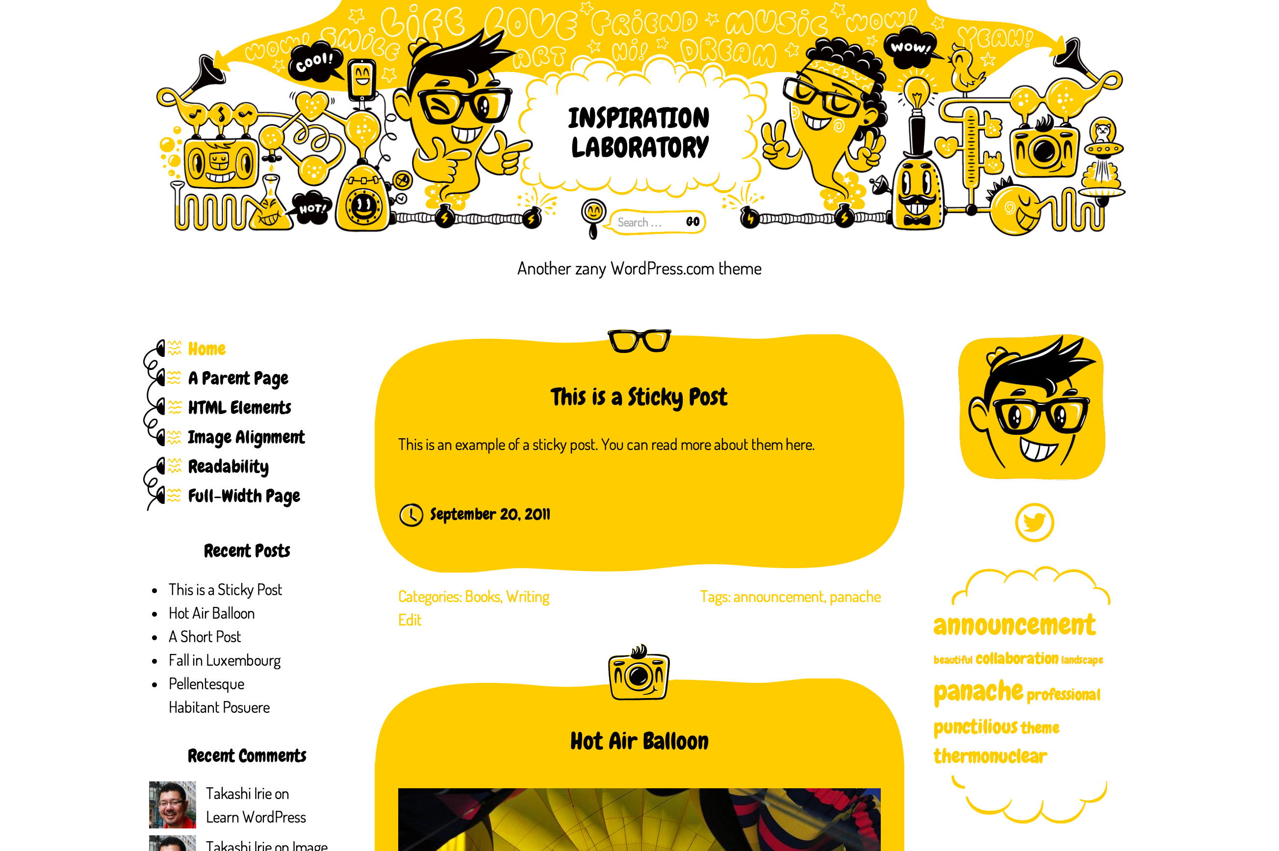 Bantu Cariin Template Inspiration Laboraty &#91;Wordpress&#93;