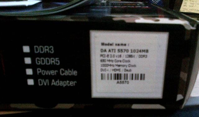 Jual VGA Ati 5570 1gb DDR3 128bit BDG (Tawar sesuka anda)