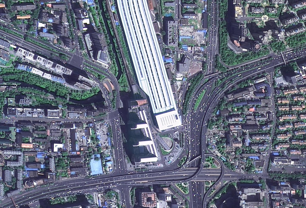 Images From Gaofen-2 Earth observation satellite