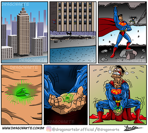 Ilustrasi Ini Menunjukkan Bahwa Menjadi Superman Itu Tidak Selalu Menyenangkan