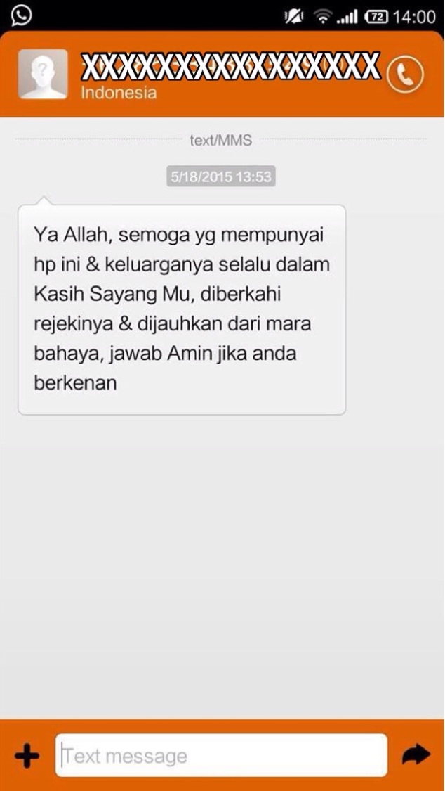 Hoax SMS Sedot Pulsa