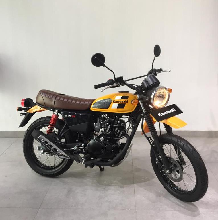 kawasaki-luncurkan-w175tr-scrambler-lebih-enteng-5-kg-dari-w175