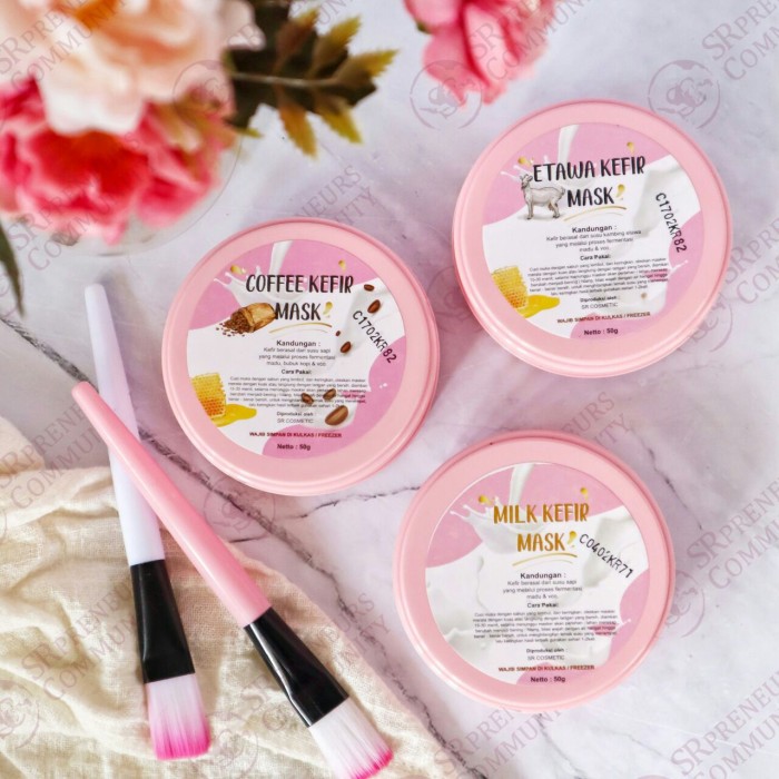 Grosir Agen Masker Kefir Susu Sapi SR24 Paket Pemula