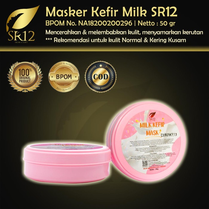 Grosir Agen Masker Kefir Susu Sapi SR24 Paket Pemula