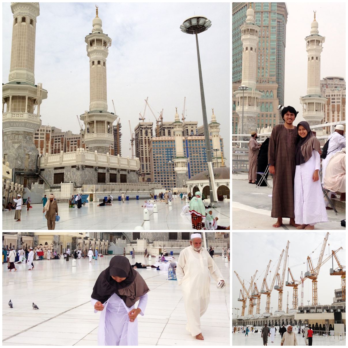 BOLEH GA SIH PAKE PAKAIAN BIASA DALEM MASJIDIL HARAM..??? INI PENAMPAKANNYA GAN.