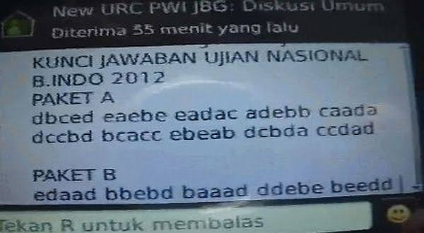 Sebuah Pemikiran: Bisnis Kunci Jawaban Ujian