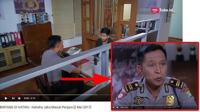 Apapun Sinetronnya, Pasti Bapak Ini yang Jadi Polisinya