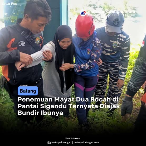 Tragedi Tewasnya 2 Bocah di Pantai Sigandu Diajak Ibu Bunuh Diri