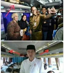 Mustofa Nahra Bandingkan Foto Asli Anies dan Foto Settingan Jokowi Sambangi Pemudik 