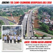 Tol Bocimi Dioperasikan, Sopir L-300 : Terima Pak Jokowi