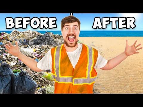Project Baru Dari MrBeast! 1$ = 1 Pound Sampah #TeamSeas