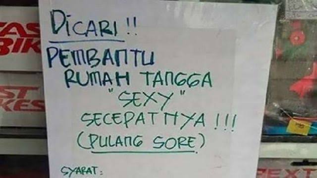 Syarat Pekerjaan Jaman Sekarang Semakin Aneh Saja