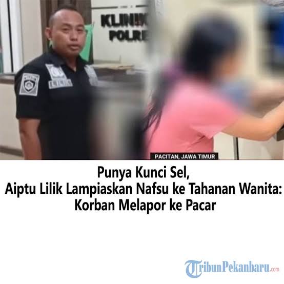 Polisi Perkosa Tahanan dalam Sel, Modus Ancam Perberat Hukuman