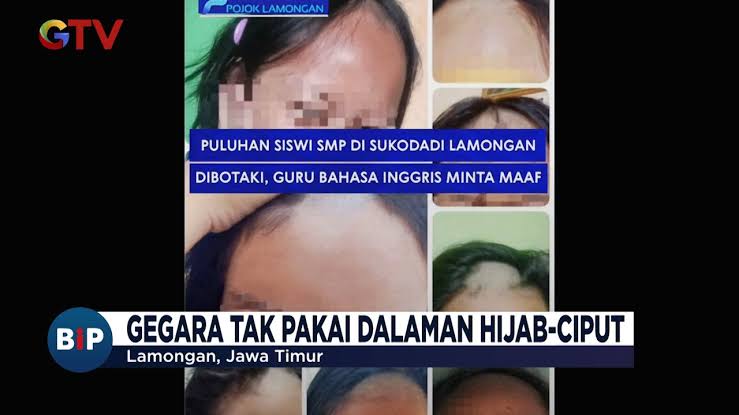 Guru Cukur Rambut Belasan Siswi Karena Tak Pakai Ciput Hijab