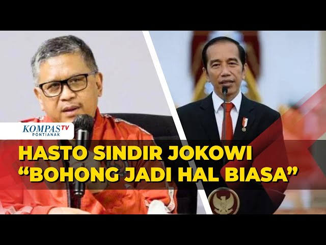 PDIP soal Permintaan Maaf Jokowi ke Rakyat: Dia Sedang Bersandiwara