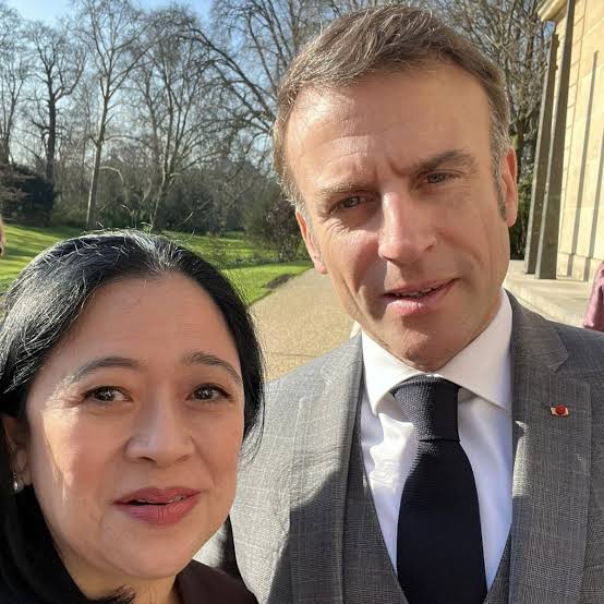 Bertemu Puan Maharani, Macron : Indonesia Adalah Teman Prancis