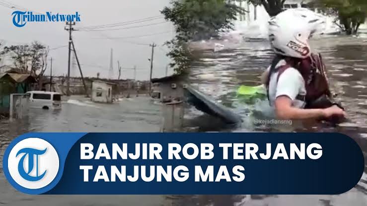 Banjir Rob Putuskan Jembatan di Dukuh Timbulsloko, Warga Butuh Bantuan