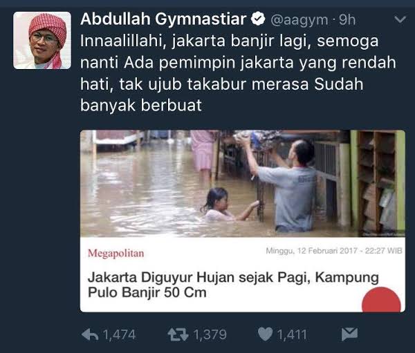 DKI Dinilai Tak Prioritaskan Banjir, Anies Bilang Fokus Keruk Waduk dan Sungai