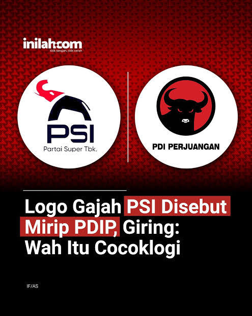 Gajah Gantikan Mawar, PSI Incar Pemilih Jokowi dan &#039;Curi&#039; Warna PDIP?