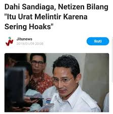 FPI: Lafaz Allah di Dahi Sandiaga Uno, Karunia Orang Saleh