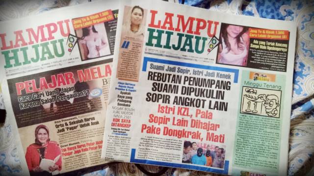 Lampu Merah, Koran Kriminal Yang Super Menghibur