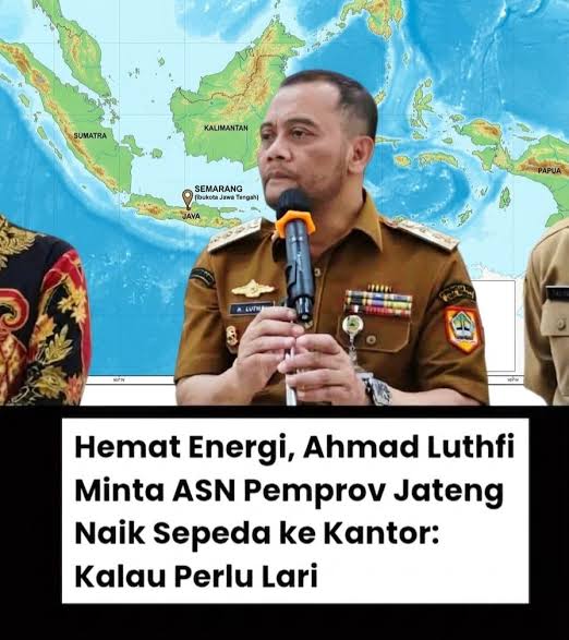 Klarifikasi Gubernur Jawa Tengah soal Naik Sepeda Ratusan Juta: Dipinjami Orang