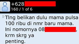Penipu Mama Minta Pulsa ditangkap
