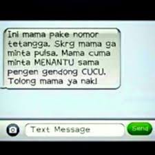 wkwkwkwkw ane cuma bisa ngakak abis baca sms-sms ini gak, masuk kalo pengen lihat