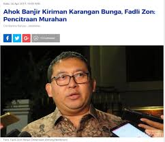 fadli-zon-dapat-kiriman-karangan-bunga-dari-pendukung-ahok