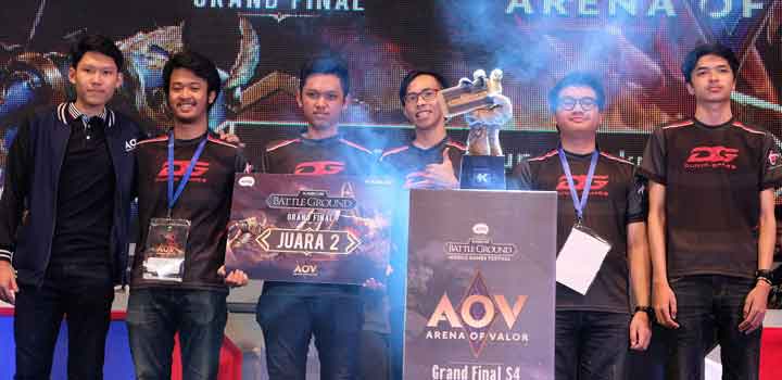EVOS eSports: Juara AOV KASKUS Battleground: Mobile Games Festival Season 4