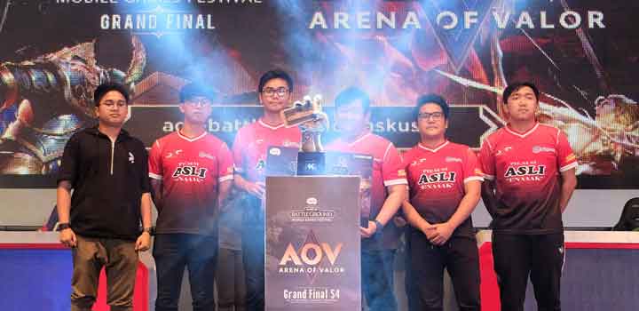 EVOS eSports: Juara AOV KASKUS Battleground: Mobile Games Festival Season 4