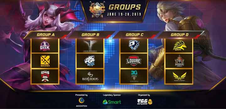 Tiket dan Group Stage MSC 2019