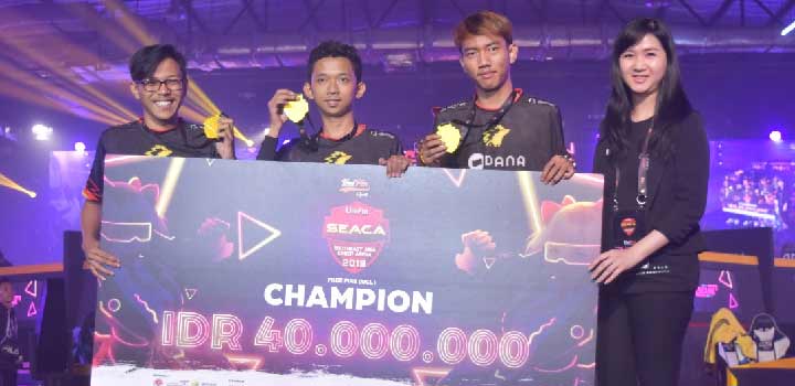 Lahirnya Para Juara di Ajang UniPin SEACA 2019