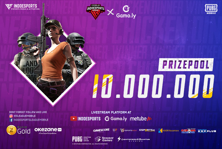 Turnamen PUBG Mobile INDOESPORTS League Mobile X Game.ly