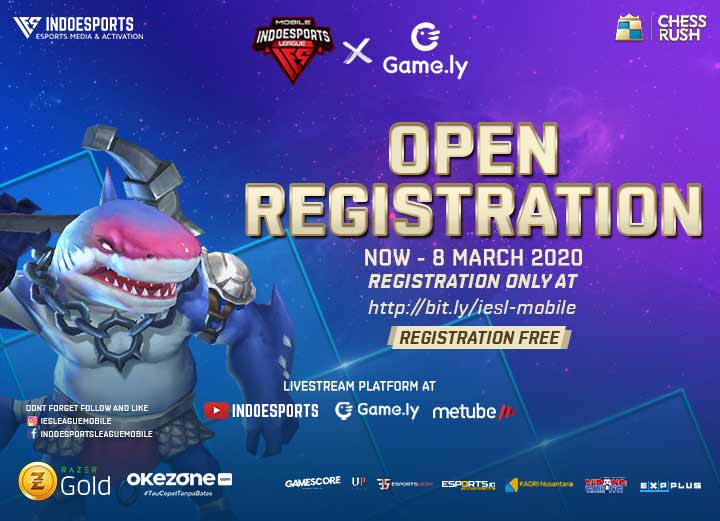 INDOESPORTS League Mobile X Game.ly Chess Rush Segera Dimulai!